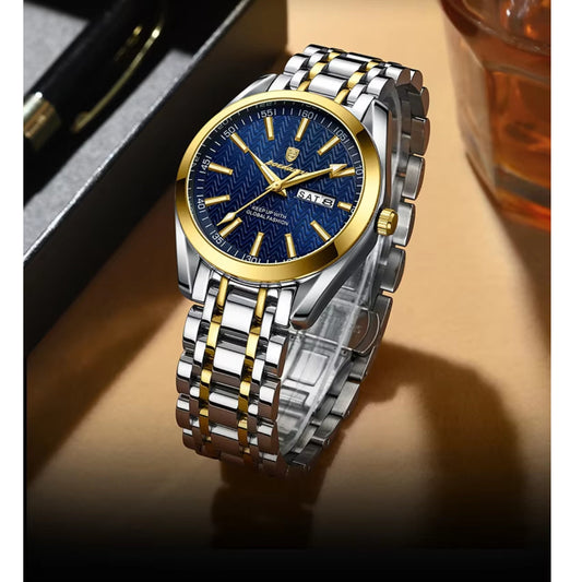 Luxury Fashion Business Wristwatches Stainless Steel Strap