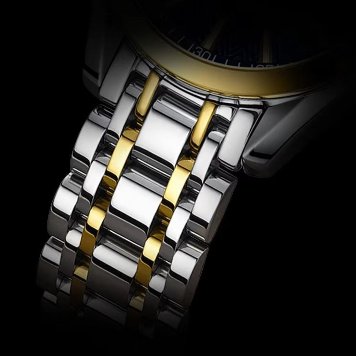 Luxury Fashion Business Wristwatches Stainless Steel Strap