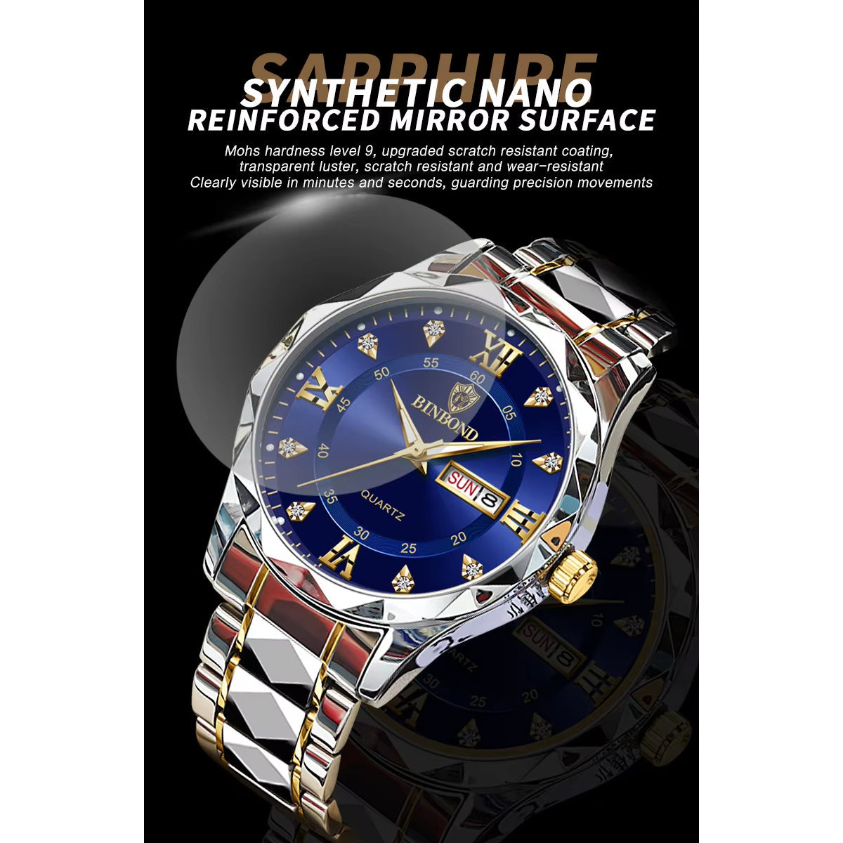Fashion Stainless Steel Quartz High Quality Luxury Watches