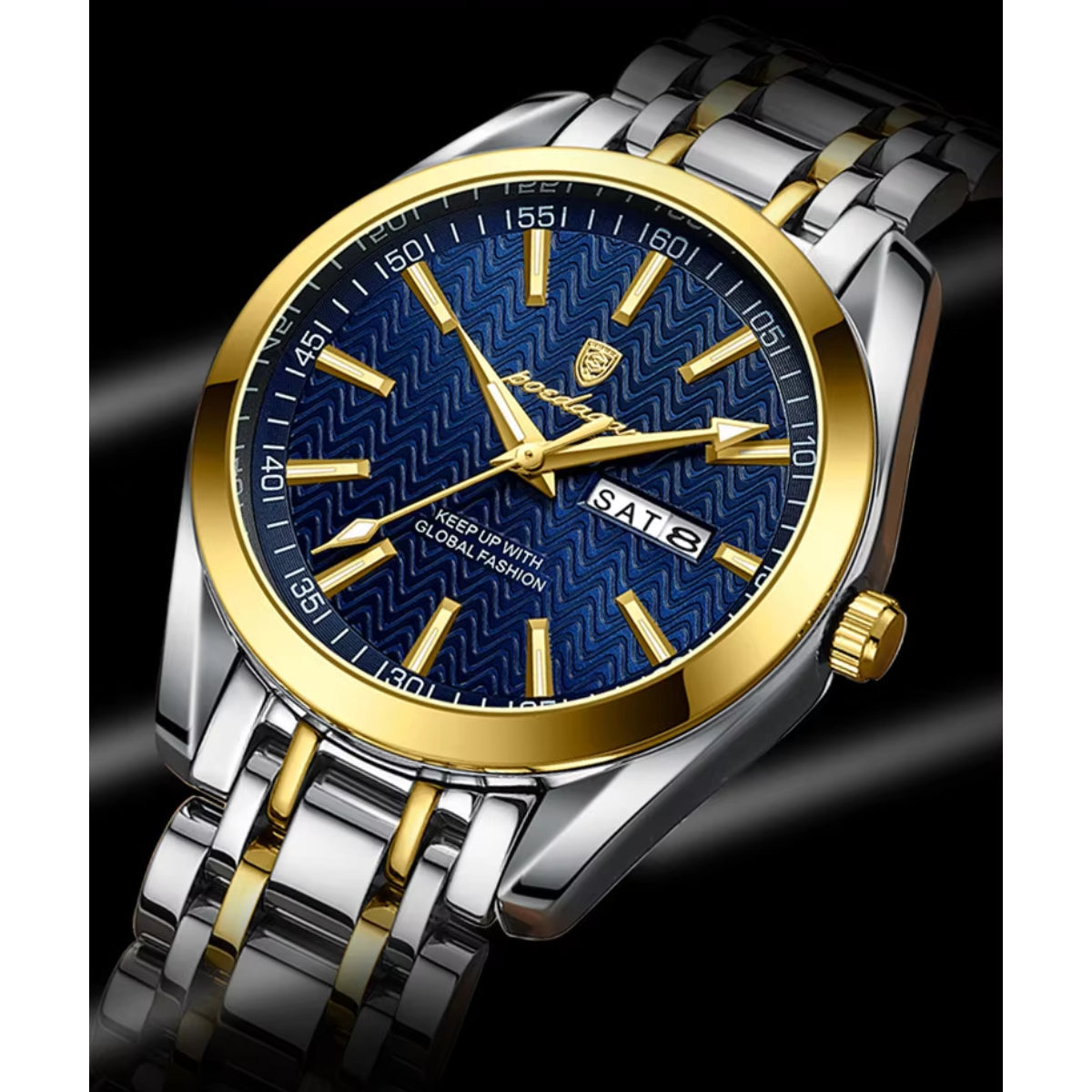 Luxury Fashion Business Wristwatches Stainless Steel Strap