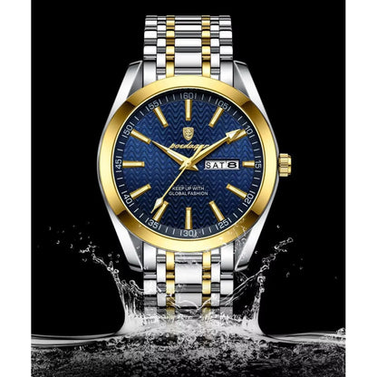 Luxury Fashion Business Wristwatches Stainless Steel Strap